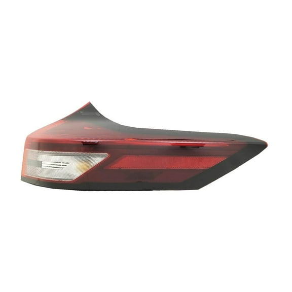 For Nissan Rogue 2021 2022 2023 Tail Light Passenger Side | Outer | CAPA Certified | LED | Fiber Optic | Red/Clear Lens | Black | Body Mounted | For NI2805123, NI2805123C | 265506RR0D, 166-11298R