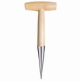 thumbnail image 1 of T-Shape Gardening Awl Fertilizer Planter Seed Transplanter Planting Tool Wooden Handle Gardening Awl Fertilizer Chaser, 1 of 5