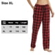 thumbnail image 2 of Pantalones de pijama para mujer Ropa de dormir Pijamas de cuadros escoceses de búfalo, 2 of 5