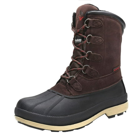 

Nortiv8 Men s Snow Boots Insulated Waterproof Rugged Duty Outdoor Winter Boots 170390-M