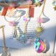 thumbnail image 3 of Crystal Wind Chimes Moon Star Metal Prismas Light Catcher Windbells (4 piezas) Ehuebsd Libre de BPA, 3 of 8