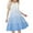 Blue A, variant on Ashirexll Teen Summer Dresses, Girls Summer Dress, 4-14Y Girl's Summer Boho Style Gradient Color Casual Sleeveless Tiered Slip Dresses