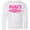 AA-White, variant on Inktastic Mama's Girl Pink with Hearts Long Sleeve Youth T-Shirt