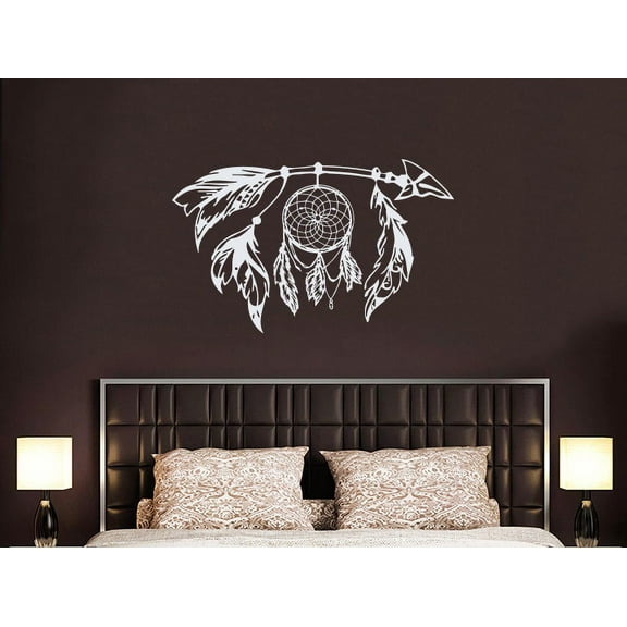 Arrow Wall Decal Dreamcatcher Dream Catcher Feathers Boho Decor