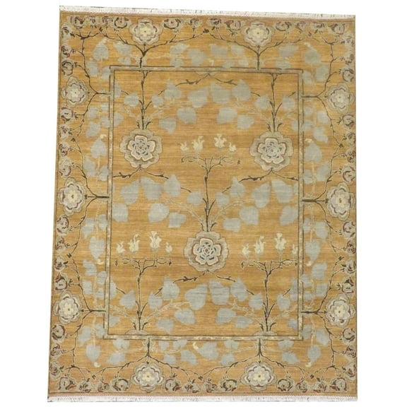 Wahi Rugs Hand Knotted Tree Of Life Design Natural-dye 8'0"x10'0" -w970