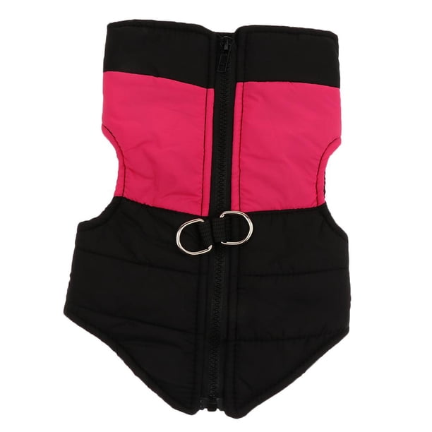 Perro de invierno chaleco impermeable a prueba cálido perro ropa sin chaqueta para Pink L Gloria Pet Dog Cat Down Chaleco