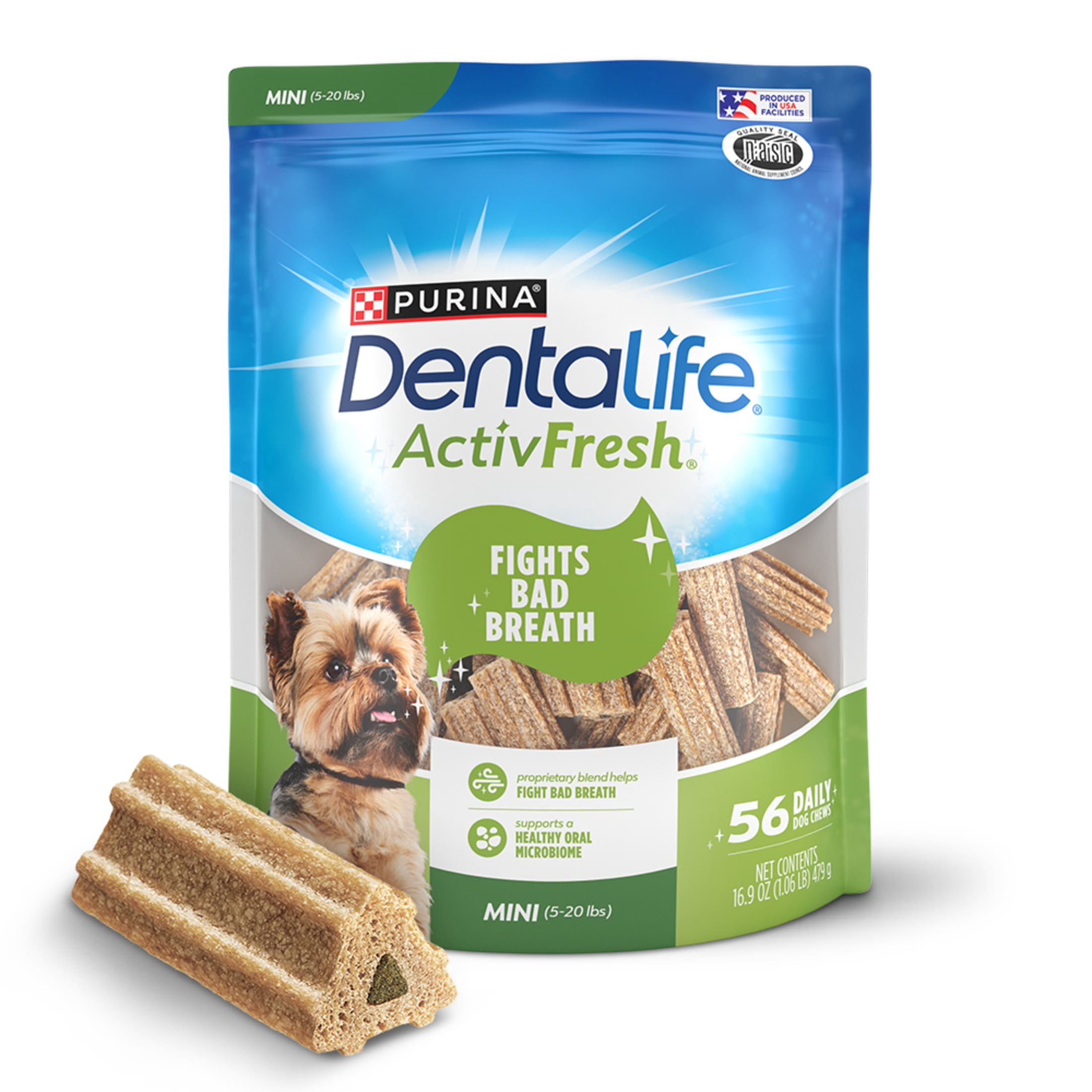 Dentalife Dog Dental Chews with Digestive Support Chicken and