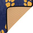 thumbnail image 4 of Yellow Footprint Pattern Memory Foam Area Rug 31"x20" Non Slip, Absorbent, Fade Proof for Living Room, Bedroom, Office, 4 of 7