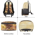 thumbnail image 6 of Yuyamidu Highland Cow Backpack for Kids Yellow Sunflowers Bookbag for Girls 12-14 Middle School Book Bags for 6Th Grade Teen Bookbags with Front Pocket & Side Pockets, 6 of 7
