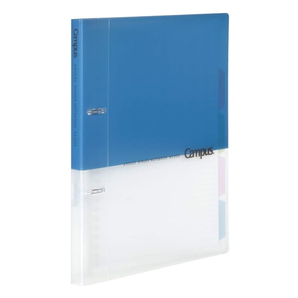 Carpeta KOKUYO Campus B5 con 2 anillas y 2 orificios, 100 hojas, azul
