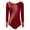 Burgundy, variant on Doomiva Women Gymnastics Dance Leotard Print Spliced Rhinestones Figure Skating Jumpsuit Burgundy S