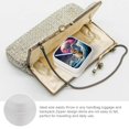 thumbnail image 3 of Autua Cute Cat Travel Jewelry Box for Necklace, Ring, Earring - Compact Size Organizer with Multiple Storage Spaces and Zipper Closure White, 3 of 5