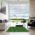 thumbnail image 7 of Ahgly Company Machine Washable Indoor Square Transitional Dark Forest Green Area Rugs, 3' Square, 7 of 7