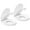 White 17in 2pcs, variant on Senfot 17 Inch Elongated PP Family Toilet Seat with Kid Seat- American Standard 2 in 1 Adult Child Potty Training Toilet Lid- White