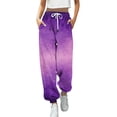 thumbnail image 1 of Nouveau Pantalon Décontracté Mode Impression 3D pour Femmes Taille Haute à Cordon, 1 of 4