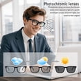 thumbnail image 2 of Smart Glasses Generic AI Real-Time Translation 100+ Languages Photochromic Lenses Bluetooth Audio AI Chat, 2 of 8
