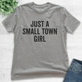thumbnail image 2 of Kids Just A Small Town Girl Shirt, Youth Kids Girl T-Shirt, Small Town Shirt, Rural Shirt, Midwest Shirt, Dark Heather Gray, Small, 2 of 4
