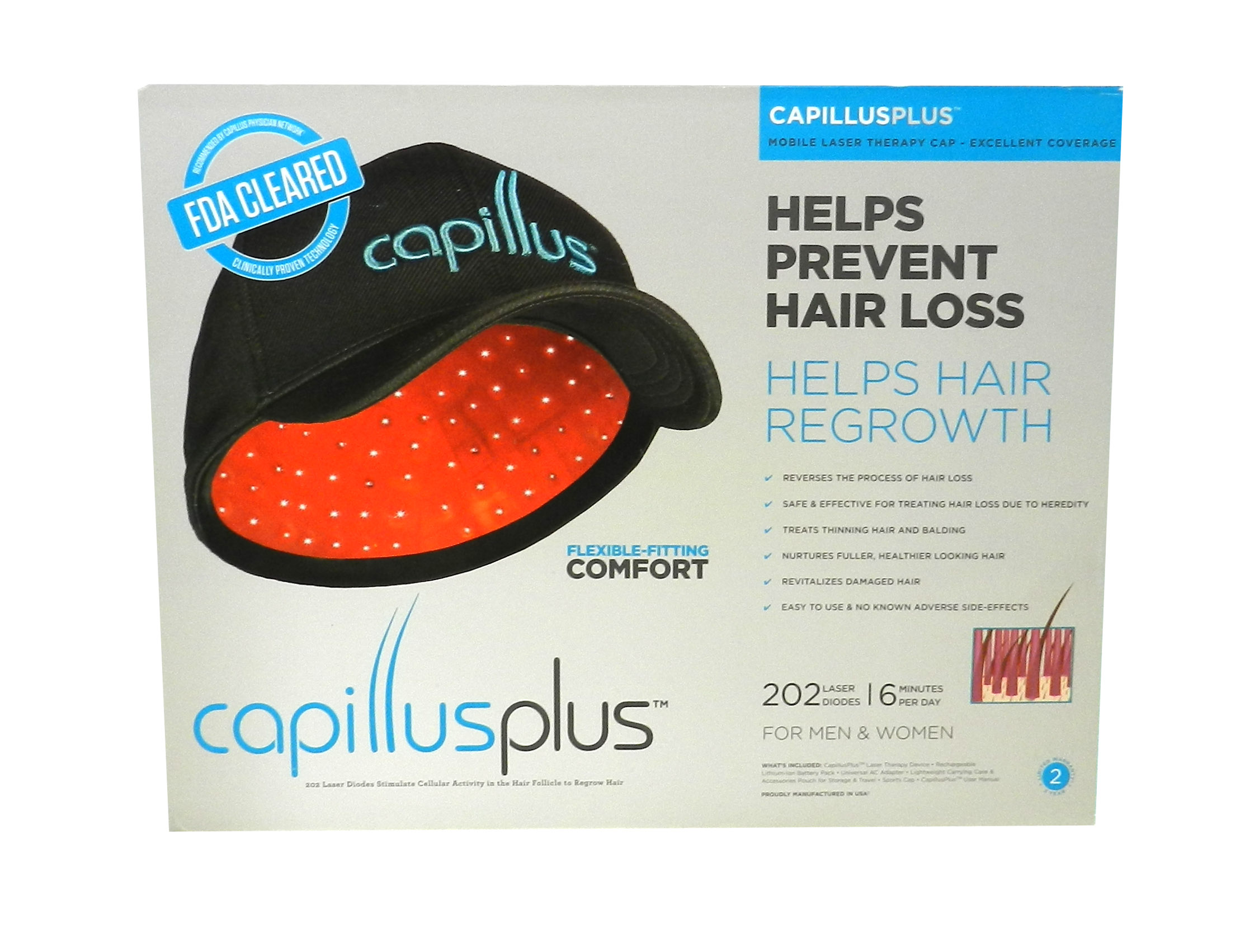 CapillusPlus Mobile Laser Therapy Cap For Hair Regrowth