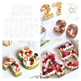 thumbnail image 2 of Moyic 37 unids/set número forma molde Festival caramelo Chocolate postre pastel Cupcake pudín decoración cocina hornear molde Herramientas y accesorios para hornear 14 pulgadas Moyic HA075019-04, 2 of 5