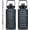 100oz-Matte: Power, variant on 64oz,100oz,128oz Large Motivational Water Bottle with Time Marker, Leakproof & BPA Free Half Gallon Big Water Bottle with raw Handle Tritan Froed Water Jug for Gym,Fitness,Outdoor Sports
