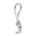 thumbnail image 2 of Finest Gold 14K White Gold Fancy 6.5 mm Diamond Slide Mounting Pendant, 2 of 4