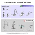 thumbnail image 3 of Ckc2 2-stage Countertop Water Filter  Nsf/ansi 58 Certified Reduces Chlorine Sediment & Odor 8000 Gallons Up To 12 Months Easy Installation 2.5" X 10" - 2 Filters Included, 3 of 8