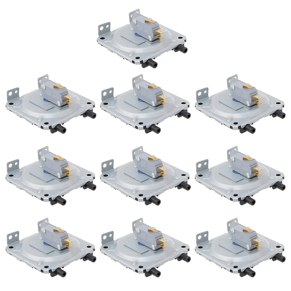 10Pcs Boiler Gas Water Heater Pressure Switch Plastic Metal Wind Pressure Switch Gas Boilers Spare Parts 125V Ac