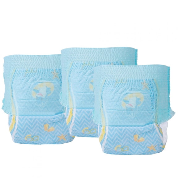 BIMZUC Baby Swim Diapers Reusable Waterproof Infant Swim Diapers for Newborns, Breathable Non-Woven Fabric, L 9-14kg (19.8-30.8 lbs), 3-Pack, Multicolor, High Absorbency Protection