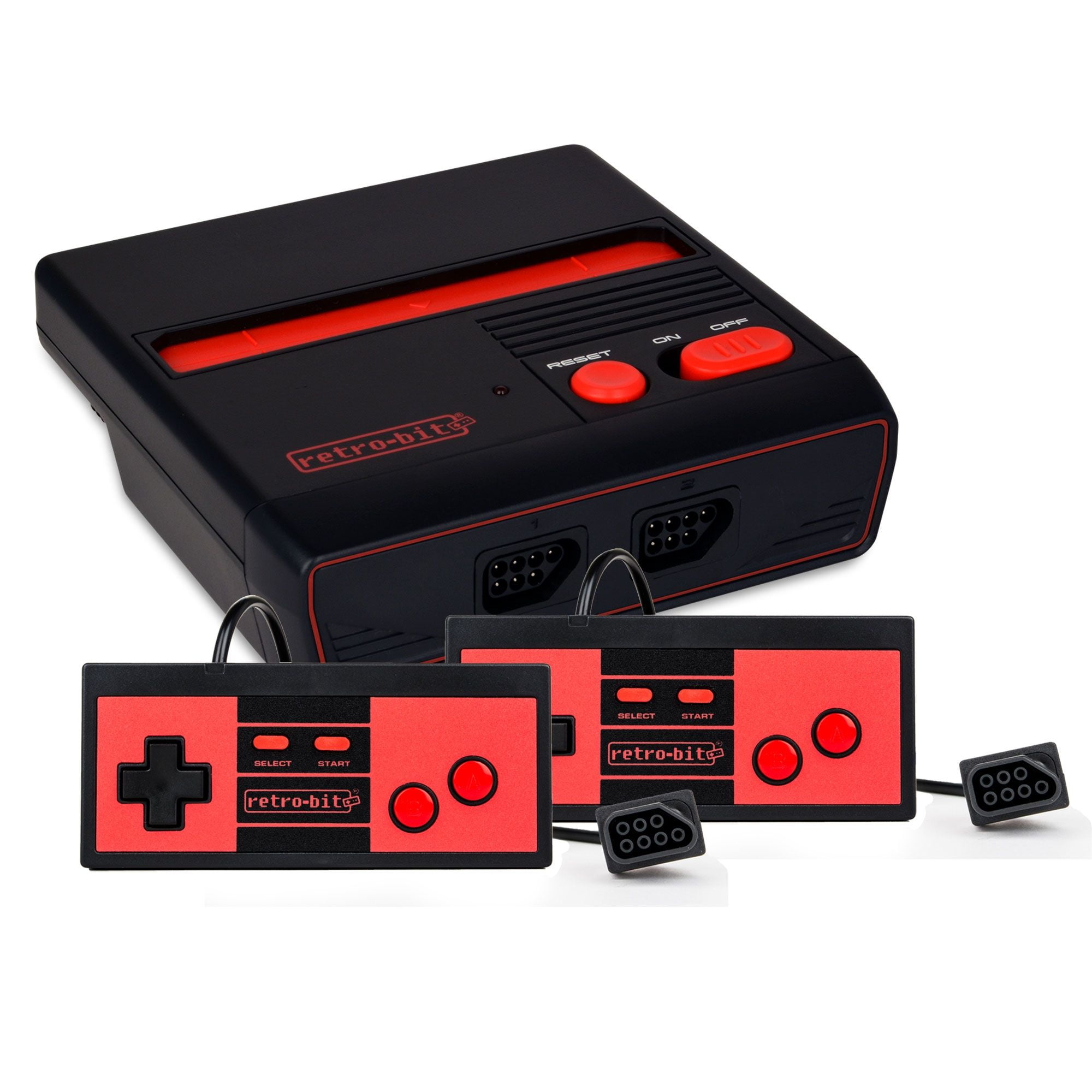 Retro-Bit RES Top Loading Nintendo Original Games Console w/HDMI Port w/2 Classic Pro Controllers - Black/Red - Walmart.com
