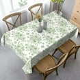 thumbnail image 3 of Sage Green Floral Tablecloth Rectangle 60 x 84 Inch Chinoiserie Flowers Table Cloth Polyester Fabric Vintage Farmhouse Spring Table Cover for Kitchen Party Dining Picnic Outdoor Decor, 3 of 5