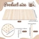 thumbnail image 2 of Juego de 6 organizadores de cajones con panel perforado de madera - Incluye 40 clavijas y tornillos - Organiza platos, vajilla y recipientes de alimentos en la cocina (17 x 5,9 pulgadas), 2 of 6
