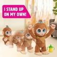 thumbnail image 3 of furReal Peanut The Playful Monkey Interactive Toy, 15-inch Realistic Plush, Kids Toys for Ages 4 Up, 3 of 7
