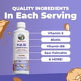 thumbnail image 5 of MaryRuth's Hair Growth Max Liposomal Multivitamin Supplement Skin Health Almond Cookie Flavor Lustriva Adults 15.22 fl oz, 5 of 10