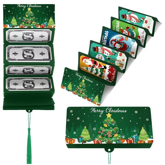 Langgg 10pieces Celebrate Holidays In Style With Envelope Christmas Gift Holder Unique Greeting Card green