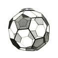 thumbnail image 4 of STARTIST Mesh Pendant Lamp Shade Fashion Football Shape for Dining Room Hotel Kitchen Black, 4 of 9