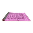 thumbnail image 2 of Ahgly Company Indoor Square Oriental Pink Industrial Area Rugs, 7' Square, 2 of 4