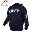 thumbnail image 2 of Rothco Military Embroidered Black/Navy Pullover Hoodies - Navy, Small, 2 of 2