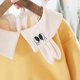 thumbnail image 4 of Sudadera de invierno de lana con cuello de muñeca de manga larga para niñas bebés (Amarillo 12-18M) Likrtyny Para estrenar, 4 of 8