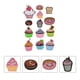 thumbnail image 3 of 13 piezas parche de tela para cupcakes, 3 of 3
