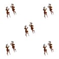 thumbnail image 1 of Youkk Fer Enfants Silhouette Jardin Patio Statues dans le Sol Gracieux et Résistant à la Rouille Garçon Fille 5Set, 1 of 1