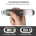 thumbnail image 7 of BROMECH Luggage Scale, 110lbs Portable Digital Hanging Baggage Scale, Stainless Steel Travel Weighing Scale with Hook & Battery, Strong Straps Suitcase Scale Suitable for Travel (Silver), 7 of 7