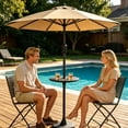 thumbnail image 4 of Kool Outdoor Patio Adjustable Umbrella Table Used with Paito Umbrella and Base in Black, 4 of 9