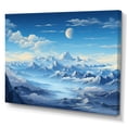 thumbnail image 2 of Designart "Serenity Amidst Alpine Peaks I" Landscape Mountains Wall Art Living Room, 2 of 7