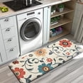 thumbnail image 3 of Pioneer Flower Floral Print Pattern Kitchen Rug Mat,Kitchen Runner Rugs Non Skid Washable,Decorative Kitchen Floor Mats for Kitchen,Sink,Laundry,17"x47.2", 3 of 7