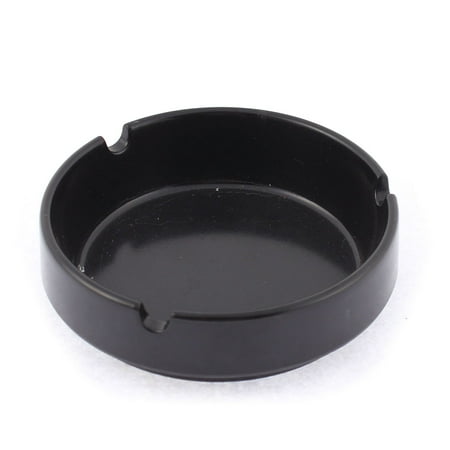 - Restaurant Plastic Cylinder Shape Holder Ashtray 94mm Dia Black