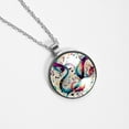 thumbnail image 4 of Note Elegant Glass Circular Pendant Necklace - Stunning Jewelry for Every Occasion, 4 of 5