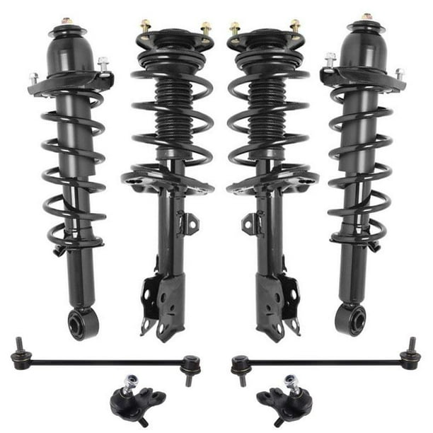 Front & Rear Struts with Sway Bar Links Ball Joints for Toyota Corolla