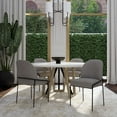 thumbnail image 2 of HomePop Modern Dining Chair with Metal Legs, Green Velvet, 2 of 6