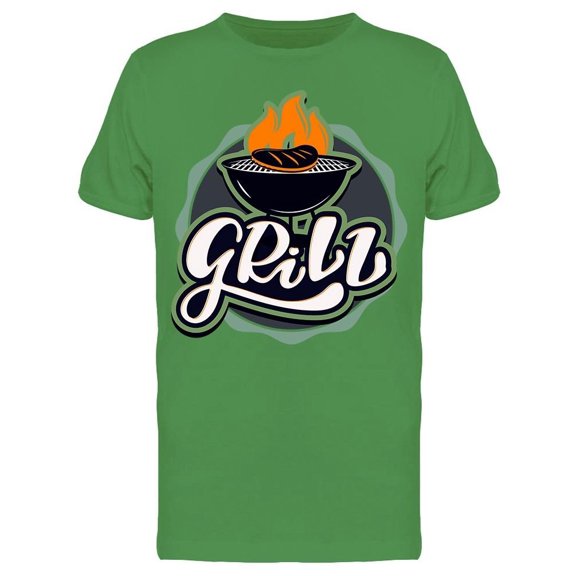 Slogan Barbecue Grill Tee Men's -Image by Shutterstock