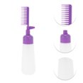 thumbnail image 3 of Unique Bargains 1 Pc Press Type Root Comb Applicator Bottle for Bathroom Vanities Purple White PP PE, 3 of 5